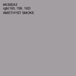 #A39EA2 - Amethyst Smoke Color Image